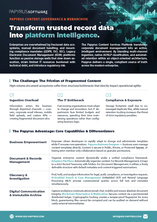 Transform trusted record data