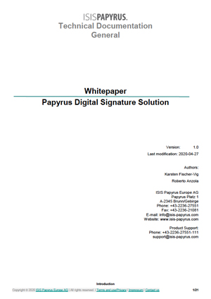 Digital Signature Whitepaper